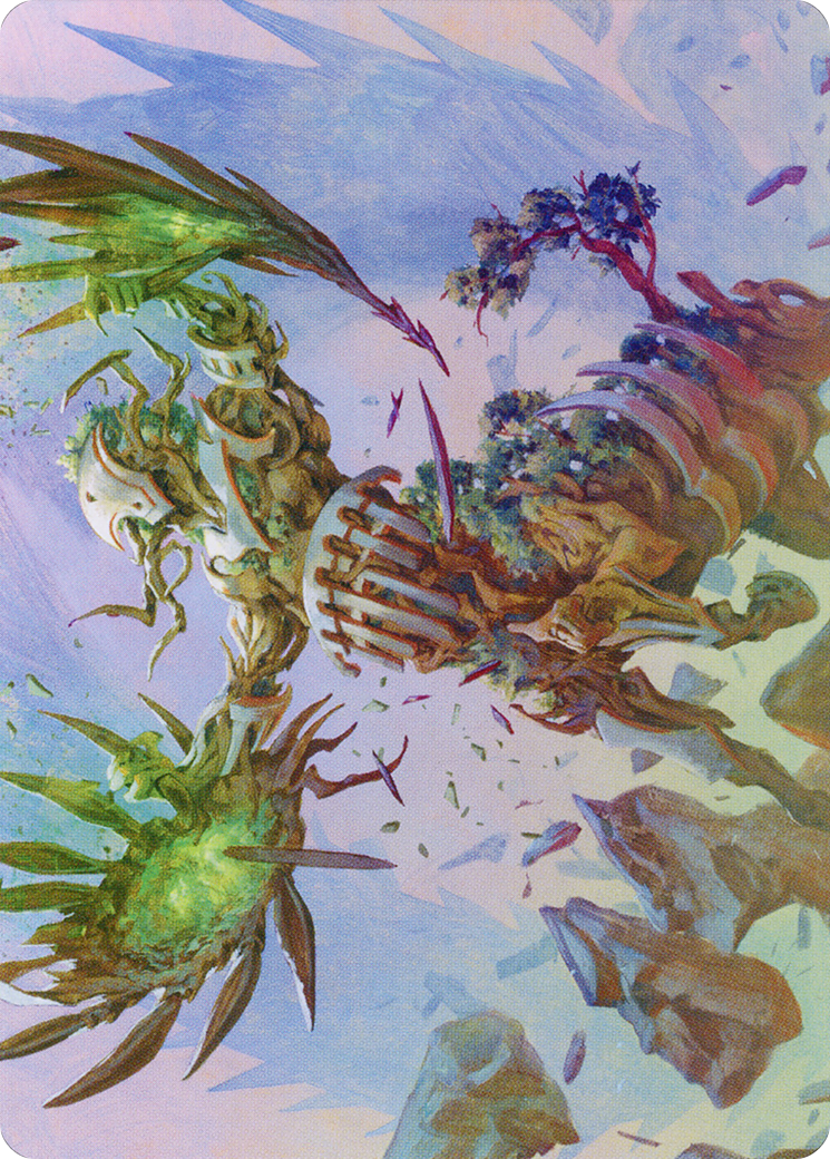Botanical Brawler Art Card [March of the Machine Art Series] | Jomio and Rueliete's Cards and Comics