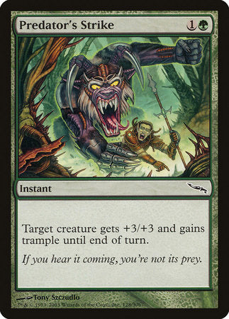 Predator's Strike [Mirrodin] | Jomio and Rueliete's Cards and Comics