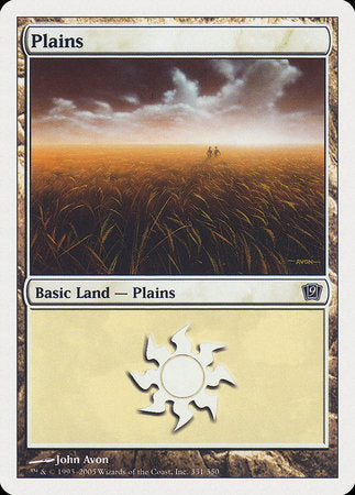 Plains (331) [Ninth Edition] | Jomio and Rueliete's Cards and Comics
