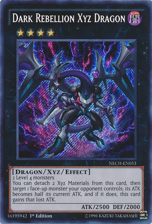 Dark Rebellion Xyz Dragon [NECH-EN053] Secret Rare | Jomio and Rueliete's Cards and Comics