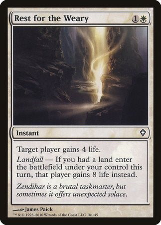 Rest for the Weary [Worldwake] | Jomio and Rueliete's Cards and Comics