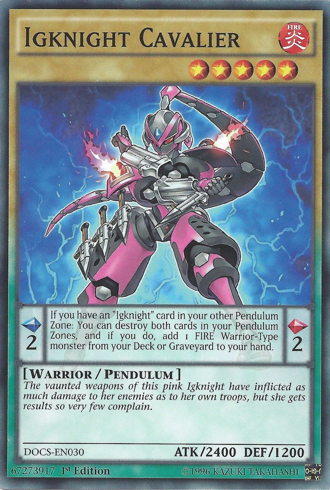 Igknight Cavalier [DOCS-EN030] Common | Jomio and Rueliete's Cards and Comics