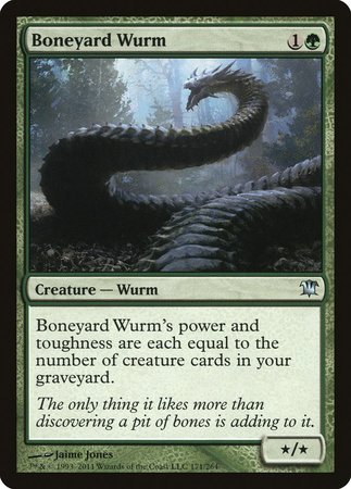 Boneyard Wurm [Innistrad] | Jomio and Rueliete's Cards and Comics