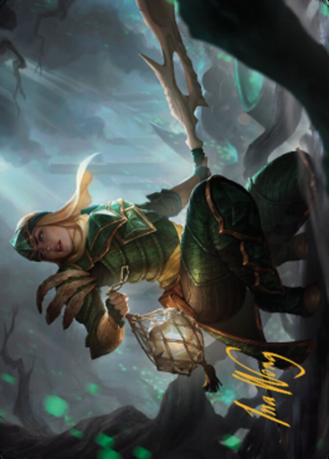 Argothian Opportunist Art Card (Gold-Stamped Signature) [The Brothers' War Art Series] | Jomio and Rueliete's Cards and Comics
