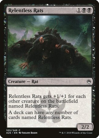 Relentless Rats [Masters 25] | Jomio and Rueliete's Cards and Comics