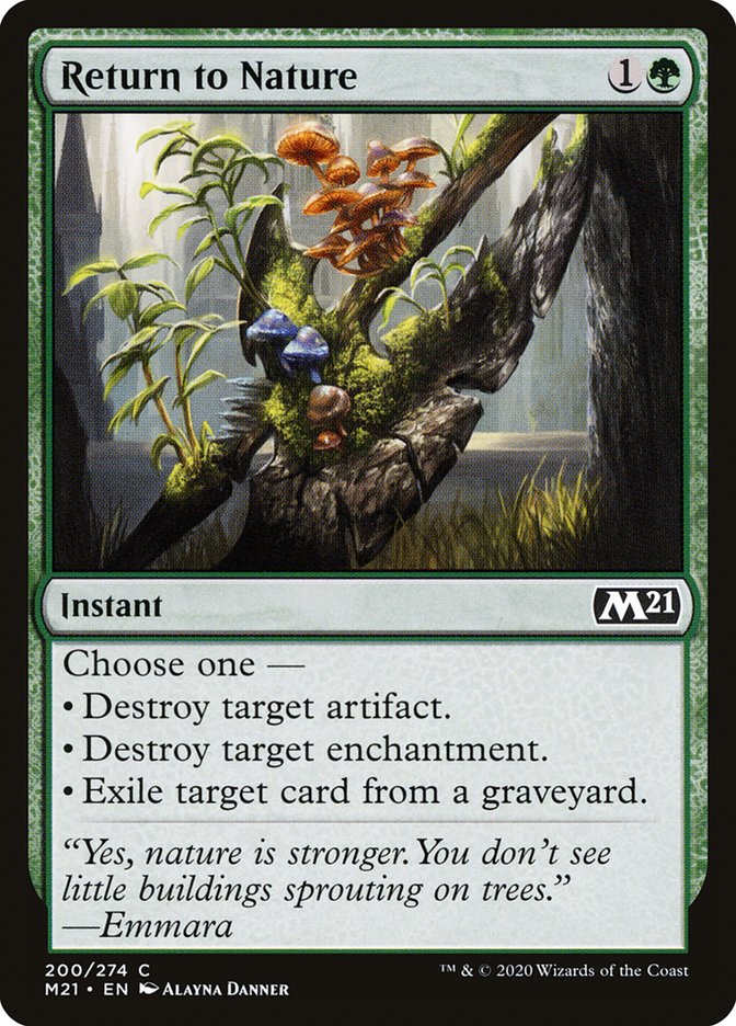 Return to Nature [Core Set 2021] | Jomio and Rueliete's Cards and Comics