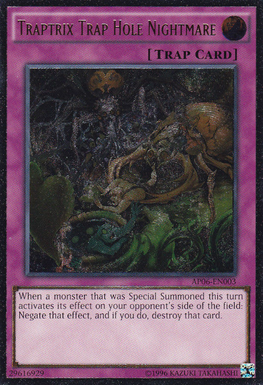 Traptrix Trap Hole Nightmare [AP06-EN003] Ultimate Rare | Jomio and Rueliete's Cards and Comics