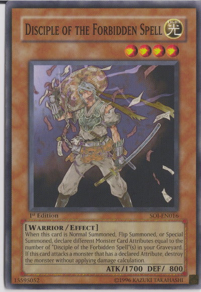 Disciple of the Forbidden Spell [SOI-EN016] Common | Jomio and Rueliete's Cards and Comics