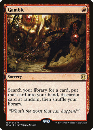 Gamble [Eternal Masters] | Jomio and Rueliete's Cards and Comics