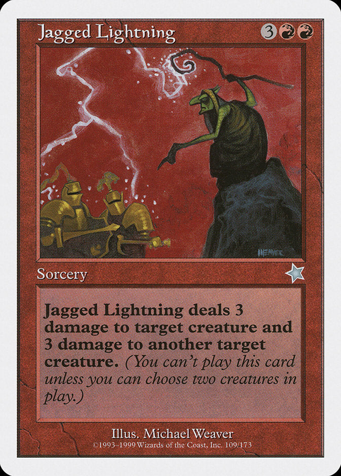 Jagged Lightning [Starter 1999] | Jomio and Rueliete's Cards and Comics
