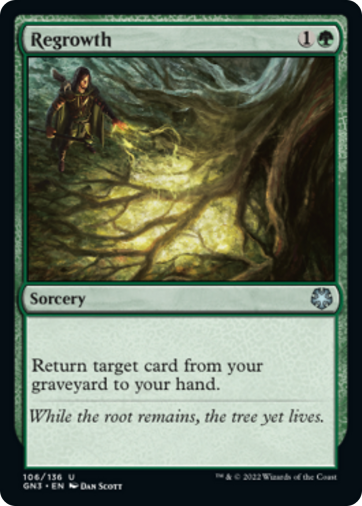 Regrowth [Game Night: Free-for-All] | Jomio and Rueliete's Cards and Comics