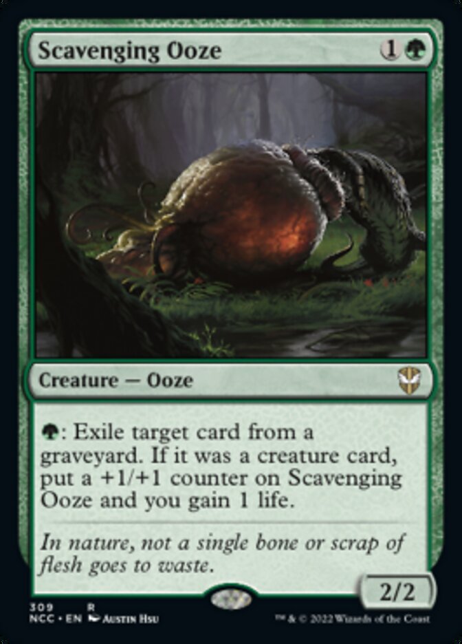 Scavenging Ooze [Streets of New Capenna Commander] | Jomio and Rueliete's Cards and Comics
