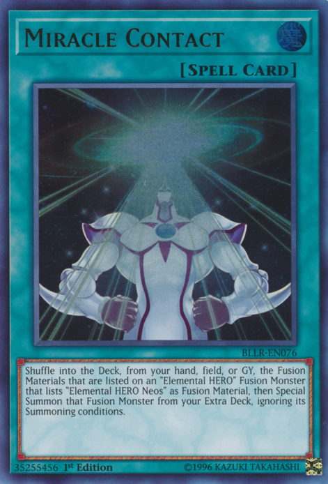 Miracle Contact [BLLR-EN076] Ultra Rare | Jomio and Rueliete's Cards and Comics