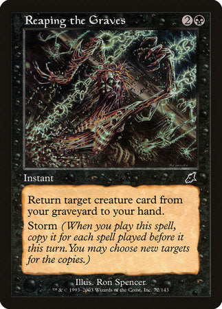 Reaping the Graves [Scourge] | Jomio and Rueliete's Cards and Comics