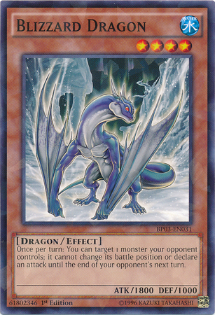 Blizzard Dragon (Shatterfoil) [BP03-EN031] Shatterfoil Rare | Jomio and Rueliete's Cards and Comics