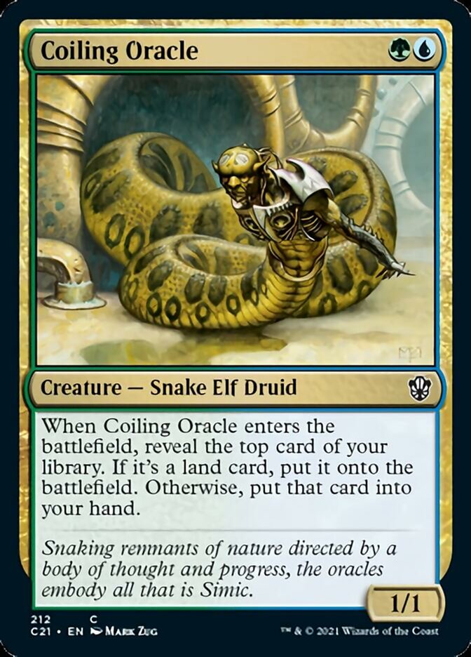 Coiling Oracle [Commander 2021] | Jomio and Rueliete's Cards and Comics