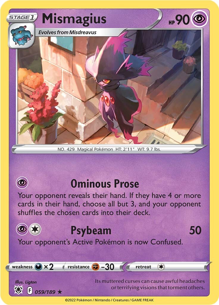 Mismagius (059/189) [Sword & Shield: Astral Radiance] | Jomio and Rueliete's Cards and Comics