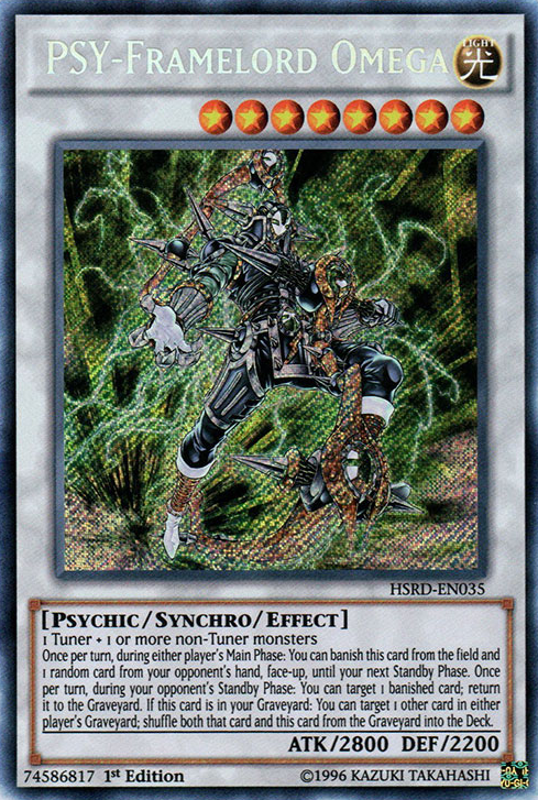 PSY-Framelord Omega [HSRD-EN035] Secret Rare | Jomio and Rueliete's Cards and Comics