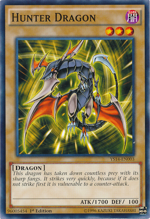 Hunter Dragon [YS14-EN003] Common | Jomio and Rueliete's Cards and Comics