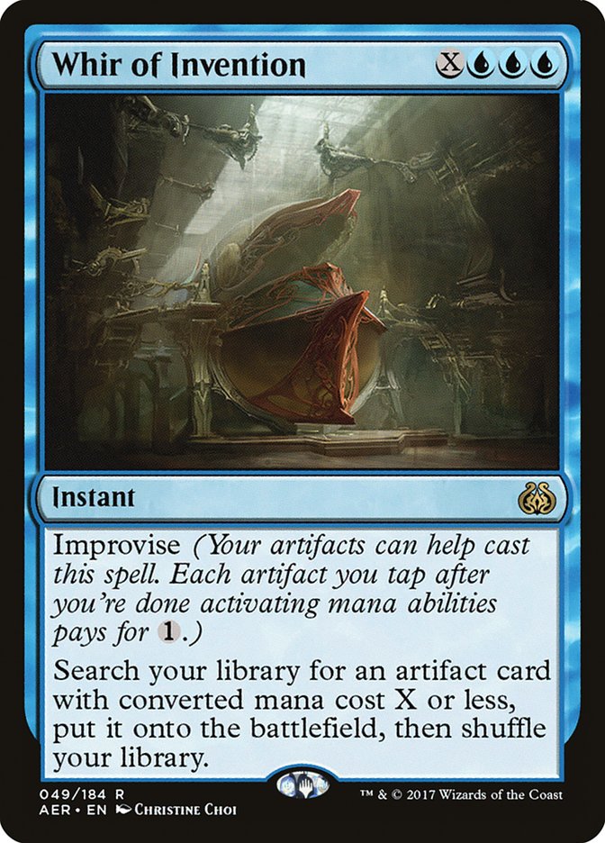 Whir of Invention [Aether Revolt] | Jomio and Rueliete's Cards and Comics