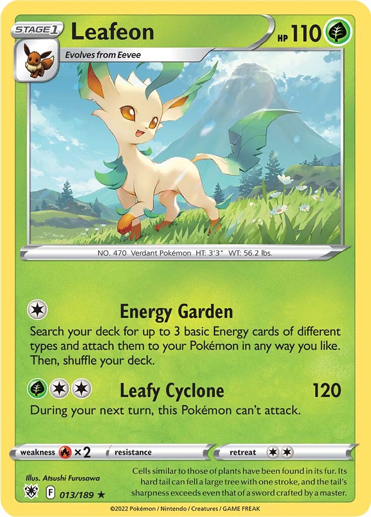 Leafeon (013/189) [Sword & Shield: Astral Radiance] | Jomio and Rueliete's Cards and Comics