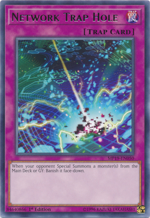 Network Trap Hole [MP19-EN050] Rare | Jomio and Rueliete's Cards and Comics