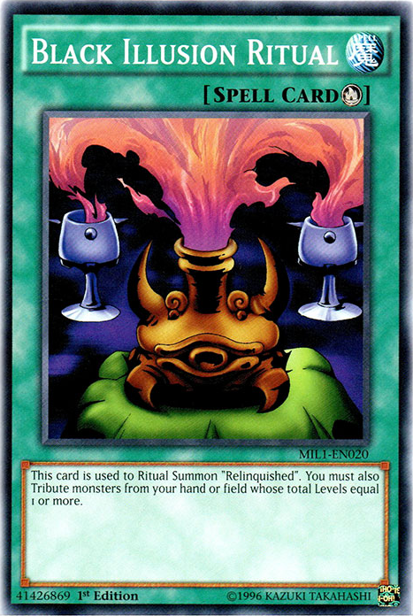 Black Illusion Ritual [MIL1-EN020] Common | Jomio and Rueliete's Cards and Comics