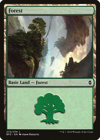 Forest (272) [Battle for Zendikar] | Jomio and Rueliete's Cards and Comics