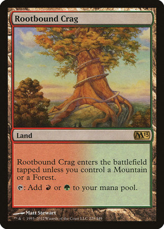 Rootbound Crag [Magic 2013] | Jomio and Rueliete's Cards and Comics