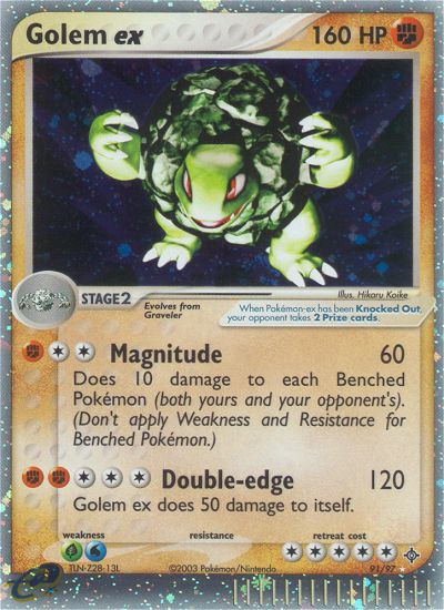 Golem ex (91/97) [EX: Dragon] | Jomio and Rueliete's Cards and Comics