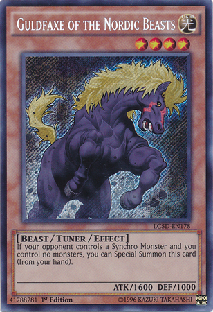 Guldfaxe of the Nordic Beasts [LC5D-EN178] Secret Rare | Jomio and Rueliete's Cards and Comics