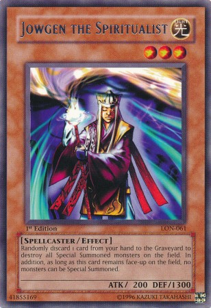 Jowgen the Spiritualist [LON-061] Rare | Jomio and Rueliete's Cards and Comics