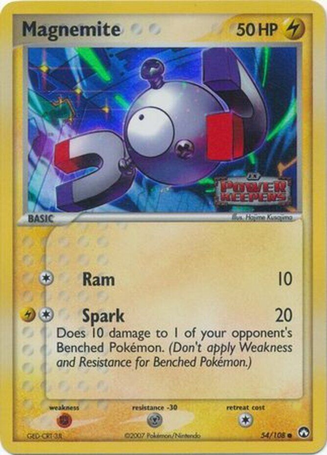 Magnemite (54/108) (Stamped) [EX: Power Keepers] | Jomio and Rueliete's Cards and Comics