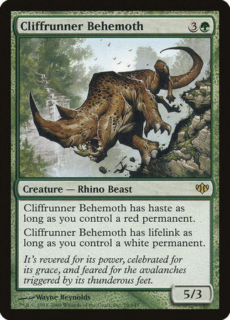 Cliffrunner Behemoth [Conflux] | Jomio and Rueliete's Cards and Comics