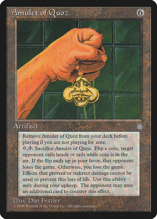 Amulet of Quoz [Ice Age] | Jomio and Rueliete's Cards and Comics