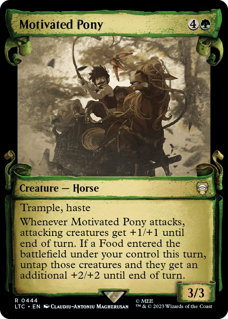 Motivated Pony [The Lord of the Rings: Tales of Middle-Earth Commander Showcase Scrolls] | Jomio and Rueliete's Cards and Comics