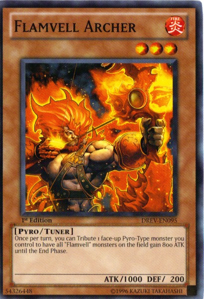 Flamvell Archer [DREV-EN095] Common | Jomio and Rueliete's Cards and Comics