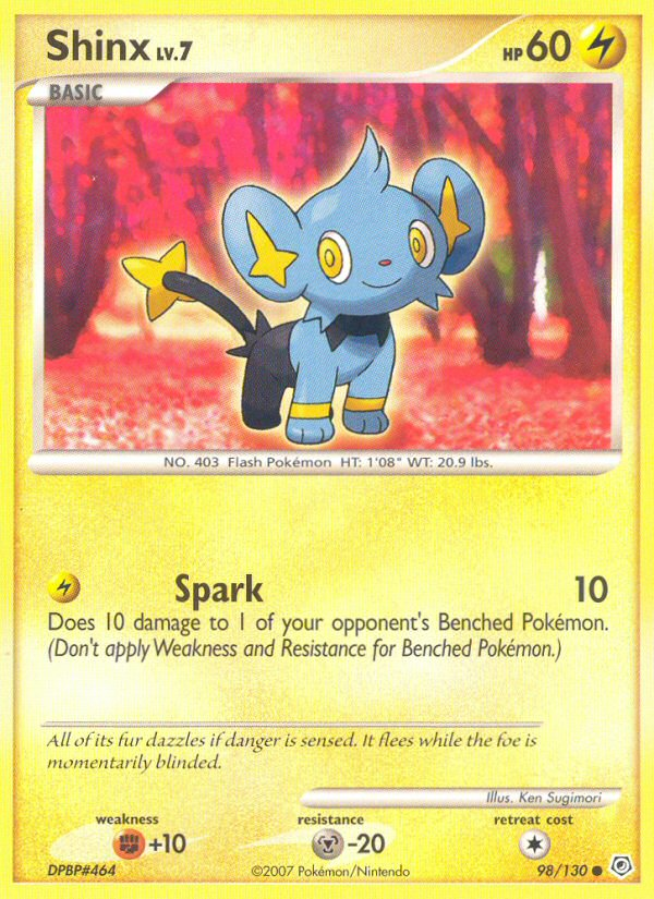 Shinx (98/130) [Diamond & Pearl: Base Set] | Jomio and Rueliete's Cards and Comics