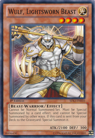 Wulf, Lightsworn Beast [SDLI-EN010] Common | Jomio and Rueliete's Cards and Comics