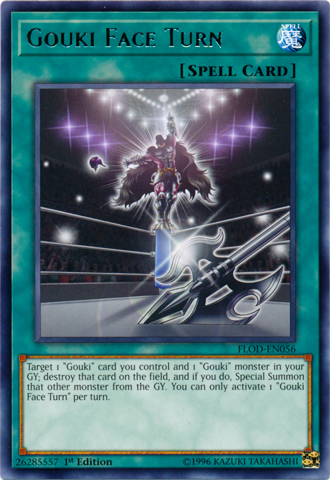 Gouki Face Turn [FLOD-EN056] Rare | Jomio and Rueliete's Cards and Comics