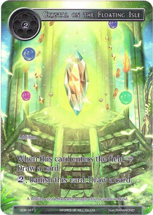 Crystal on the Floating Isle (Full Art) (ADK-147) [Advent of the Demon King] | Jomio and Rueliete's Cards and Comics