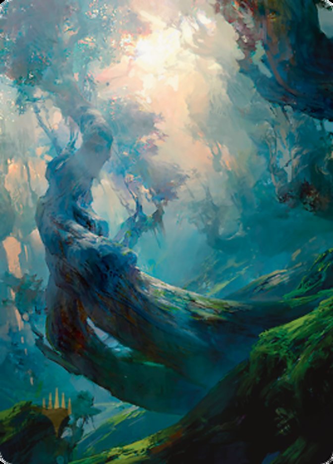 Forest 3 Art Card (Gold-Stamped Signature) [Zendikar Rising Art Series] | Jomio and Rueliete's Cards and Comics