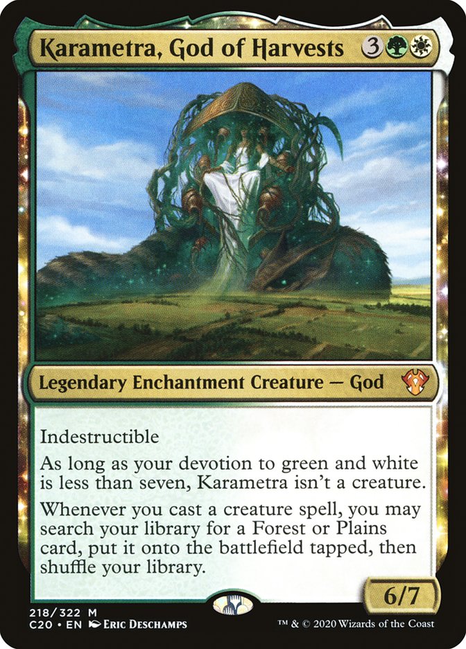 Karametra, God of Harvests [Commander 2020] | Jomio and Rueliete's Cards and Comics