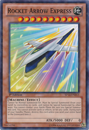 Rocket Arrow Express [SP14-EN015] Starfoil Rare | Jomio and Rueliete's Cards and Comics