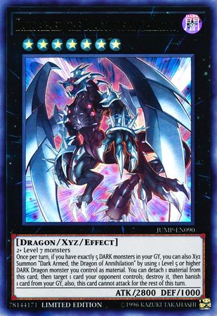 Dark Armed, the Dragon of Annihilation [JUMP-EN090] Ultra Rare | Jomio and Rueliete's Cards and Comics