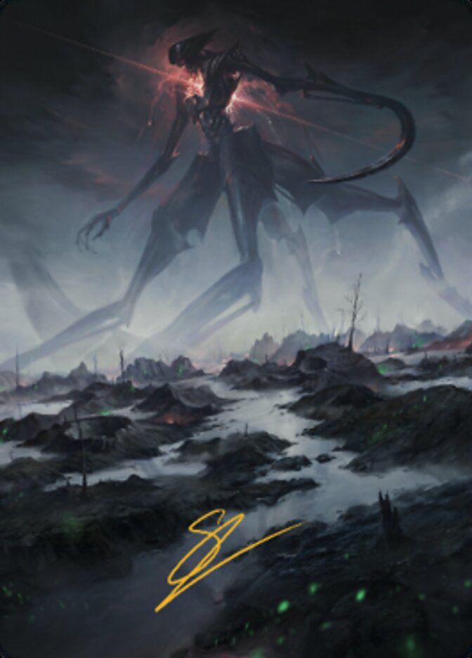 Swamp (1) Art Card (Gold-Stamped Signature) [The Brothers' War Art Series] | Jomio and Rueliete's Cards and Comics