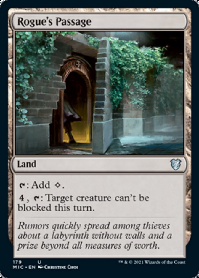 Rogue's Passage [Innistrad: Midnight Hunt Commander] | Jomio and Rueliete's Cards and Comics
