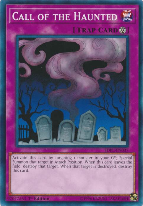 Call of the Haunted [SDPL-EN037] Common | Jomio and Rueliete's Cards and Comics