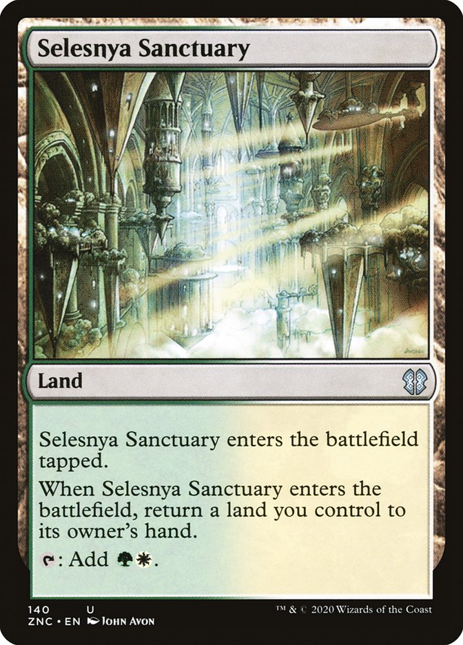Selesnya Sanctuary [Zendikar Rising Commander] | Jomio and Rueliete's Cards and Comics