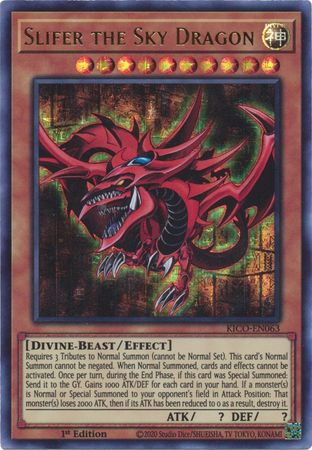 Slifer the Sky Dragon (Ultra Pharaoh's Rare) [KICO-EN063] Ultra Pharaoh’s Rare | Jomio and Rueliete's Cards and Comics